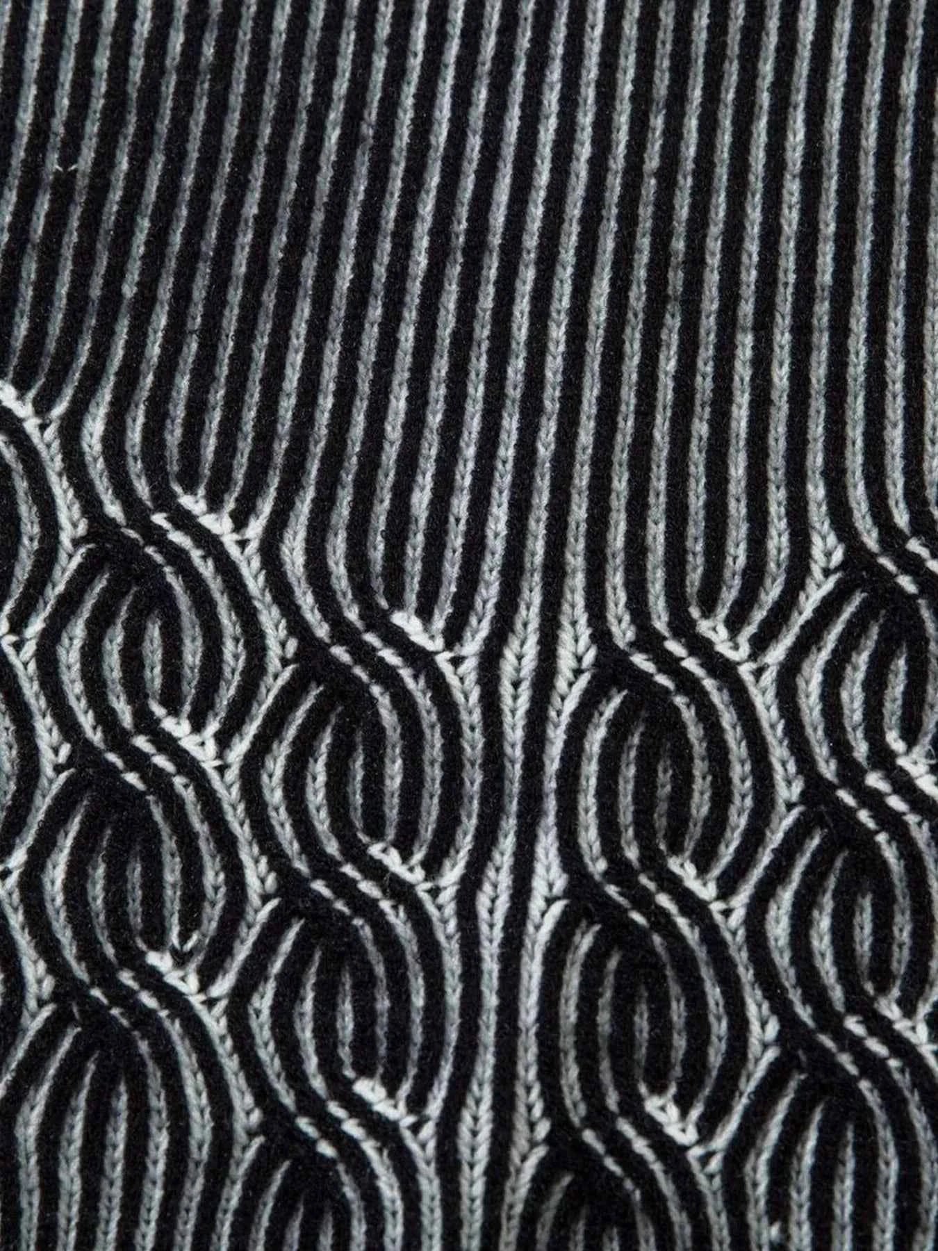 Men's Ribbed Zip-Up Cardigan